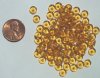 100 2x6mm Transparent Topaz Rondelle Beads